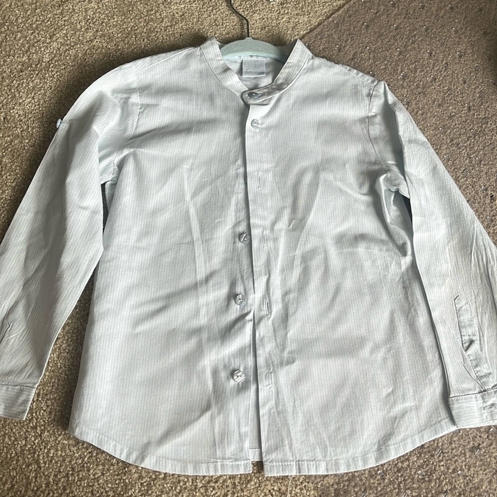 Light blue button down spanish brand